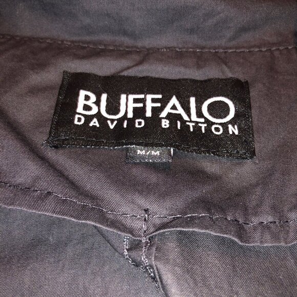Buffalo David Bitton Grey Cotton Light Jacket M - Picture 12 of 16